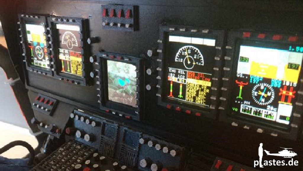 Siskorsky S76 auf der Glass Cockpit Übersicht